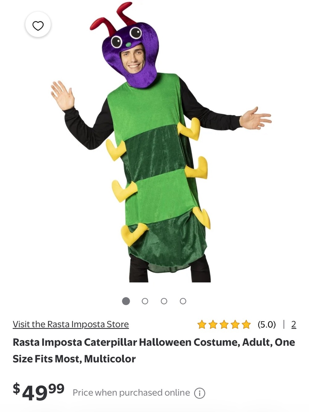 Hungry Caterpillar Costume